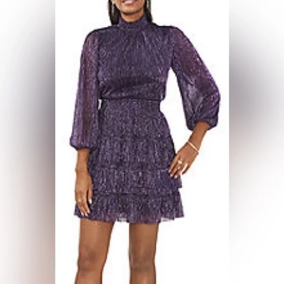 MSK Brand Purple Dress Size XL - Picture 1 of 8